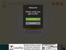 Tablet Screenshot of kapenatequila.com